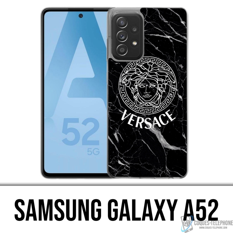 Samsung Galaxy A52 Case - Versace Black Marble