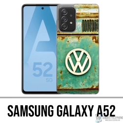 Custodia per Samsung Galaxy A52 - Logo Vw Vintage