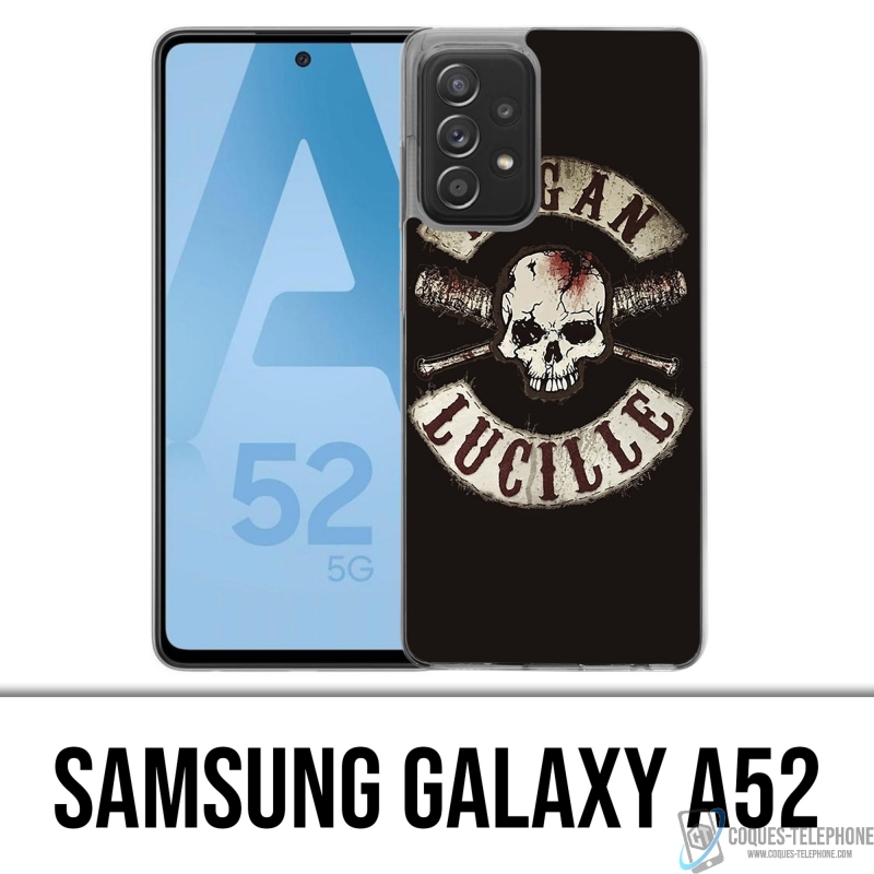 Custodia per Samsung Galaxy A52 - Walking Dead Logo Negan Lucille