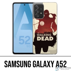 Coque Samsung Galaxy A52 - Walking Dead Moto Fanart