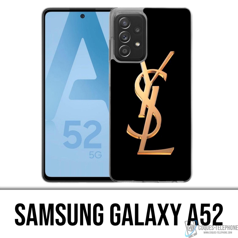 Funda Samsung Galaxy A52 - Ysl Yves Saint Laurent Gold Logo