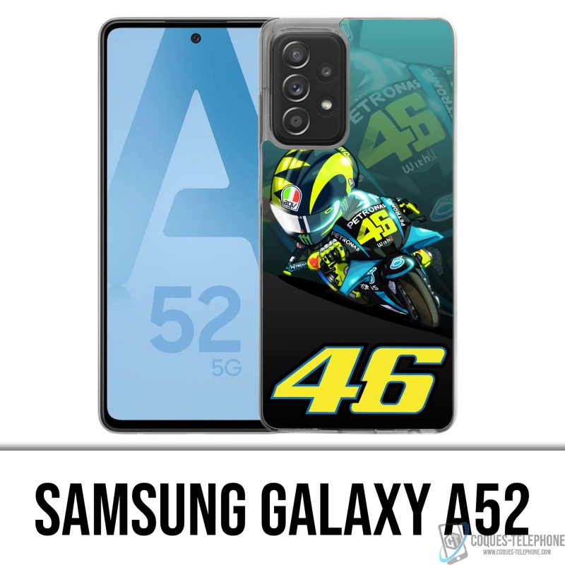Coque Samsung Galaxy A52 - Rossi 46 Petronas Motogp Cartoon