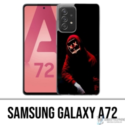 Custodia per Samsung Galaxy A72 - Maschera da incubo americano