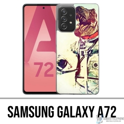 Custodia per Samsung Galaxy A72 - Dinosauro Animal Astronaut
