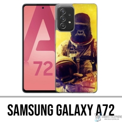 Custodia per Samsung Galaxy A72 - Animale Astronauta Scimmia