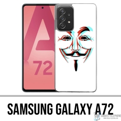 Coque Samsung Galaxy A72 - Anonymous 3D