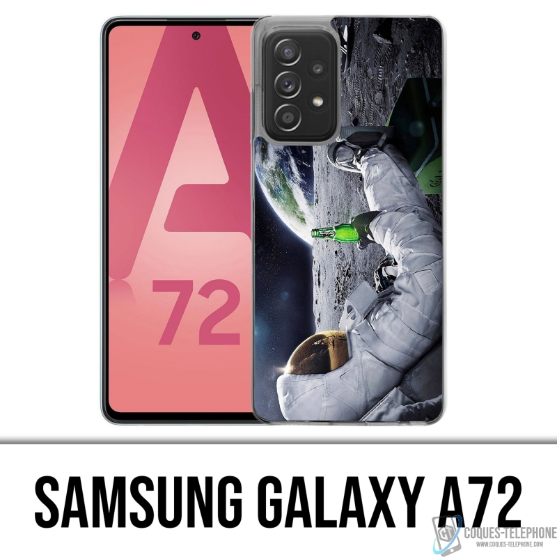 Coque Samsung Galaxy A72 - Astronaute Bière