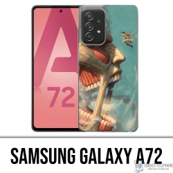 Samsung Galaxy A72 Case - Angriff auf Titan Art