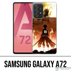 Custodia per Samsung Galaxy A72 - Poster Attak On Titan