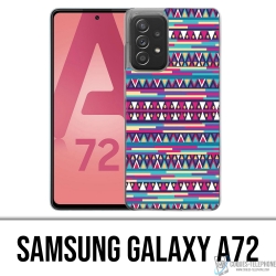 Custodia per Samsung Galaxy A72 - Rosa azteca