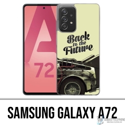 Coque Samsung Galaxy A72 - Back To The Future Delorean
