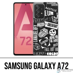 Custodia per Samsung Galaxy A72 - Distintivo Rock