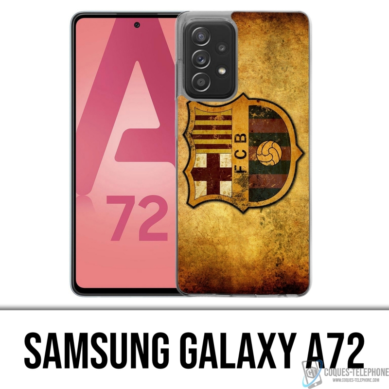 Funda Samsung Galaxy A72 - Fútbol Barcelona Vintage