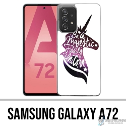 Custodia per Samsung Galaxy A72 - Sii un maestoso unicorno