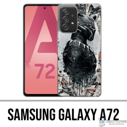 Coque Samsung Galaxy A72 - Black Panther Comics Splash