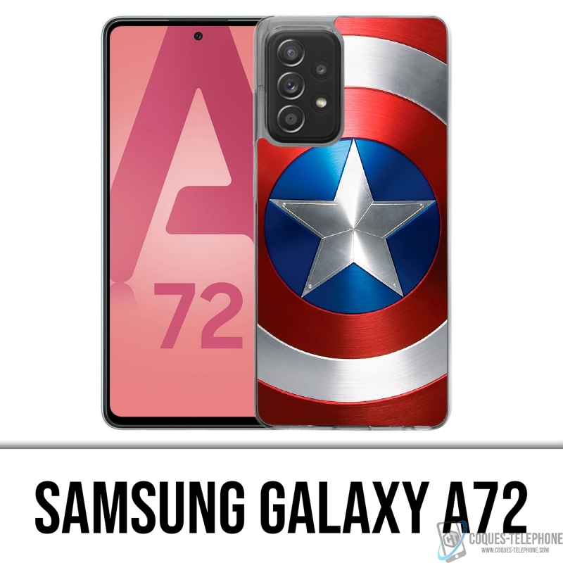 Coque Samsung Galaxy A72 - Bouclier Captain America Avengers