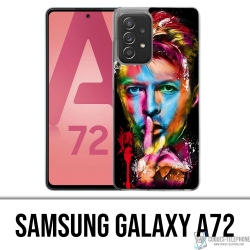 Custodia per Samsung Galaxy A72 - Bowie multicolore