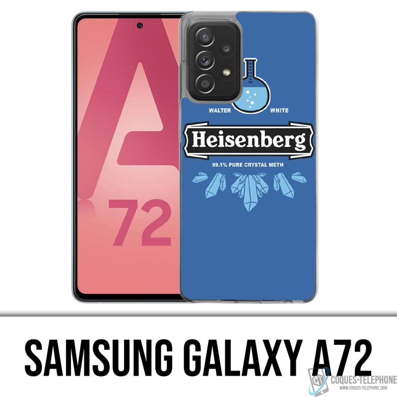 Funda Samsung Galaxy A72 - Logotipo de Braeking Bad Heisenberg