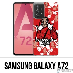 Custodia per Samsung Galaxy A72 - Casa De Papel - Cartoon
