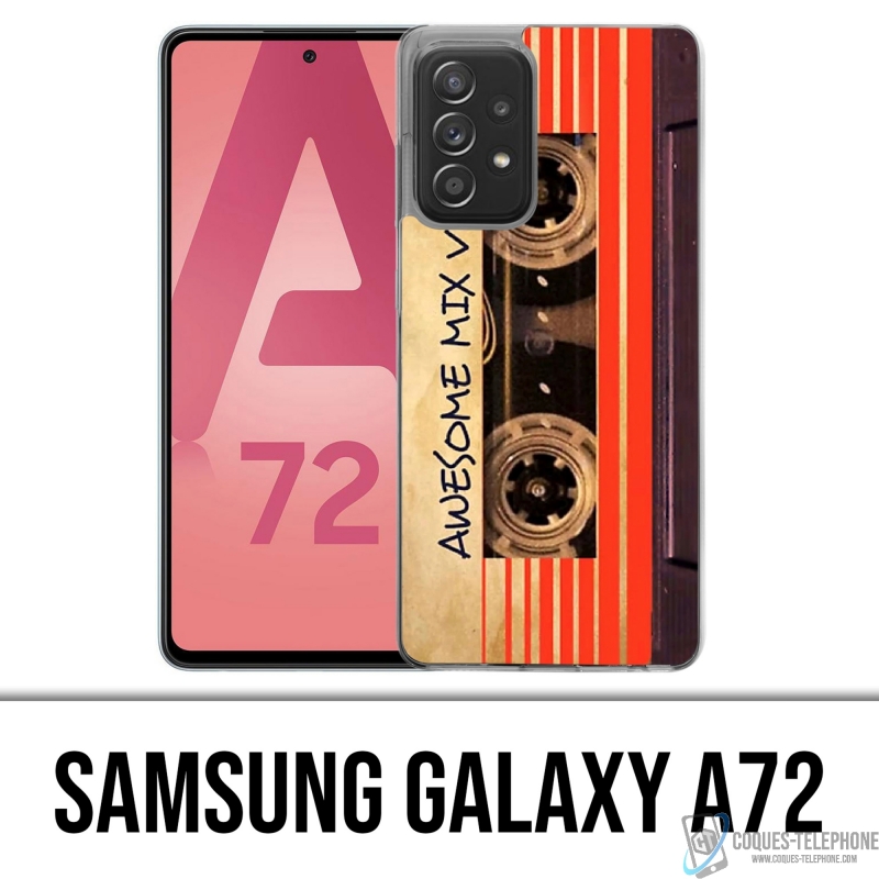 Samsung Galaxy A72 Case - Guardians Of The Galaxy Vintage Audio Cassette