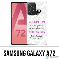 Custodia per Samsung Galaxy A72 - Citazione di Cenerentola