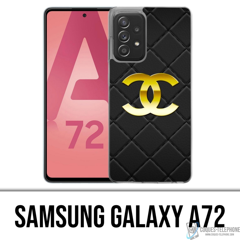 Samsung Galaxy A72 Case - Chanel Logo Leder