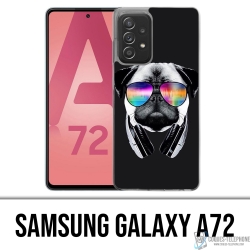Samsung Galaxy A72 case - Dj Pug Dog