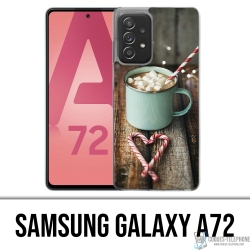 Funda Samsung Galaxy A72 - Chocolate caliente con malvavisco