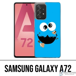 Funda Samsung Galaxy A72 - Cara de Cookie Monster