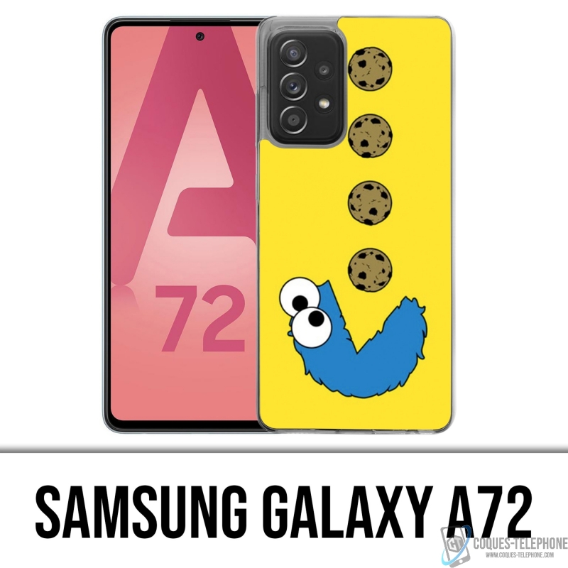 Custodia per Samsung Galaxy A72 - Cookie Monster Pacman