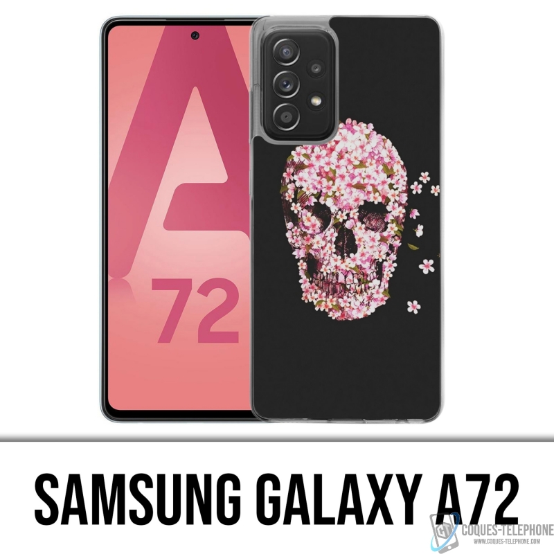 Samsung Galaxy A72 Case - Crane Flowers 2