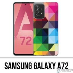 Custodia per Samsung Galaxy A72 - Cubi multicolori