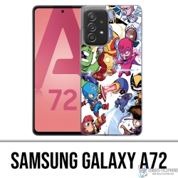 Custodia per Samsung Galaxy A72 - Simpatici eroi Marvel