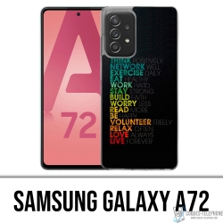 Samsung Galaxy A72 Case - Tägliche Motivation