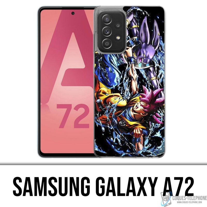 Custodia per Samsung Galaxy A72 - Dragon Ball Goku vs Beerus