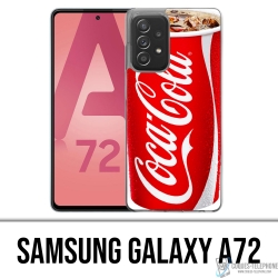 Custodia per Samsung Galaxy A72 - Fast Food Coca Cola