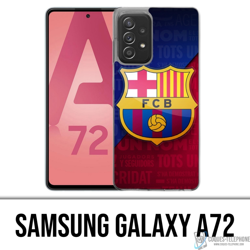 Samsung Galaxy A72 Case - Fußball Fc Barcelona Logo