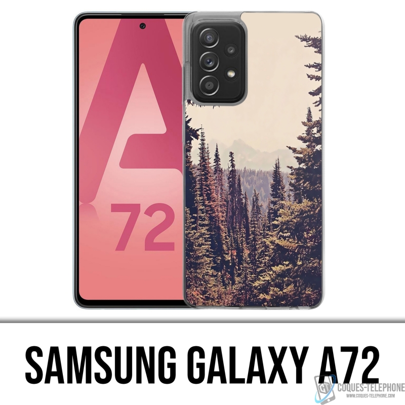 Coque Samsung Galaxy A72 - Foret Sapins