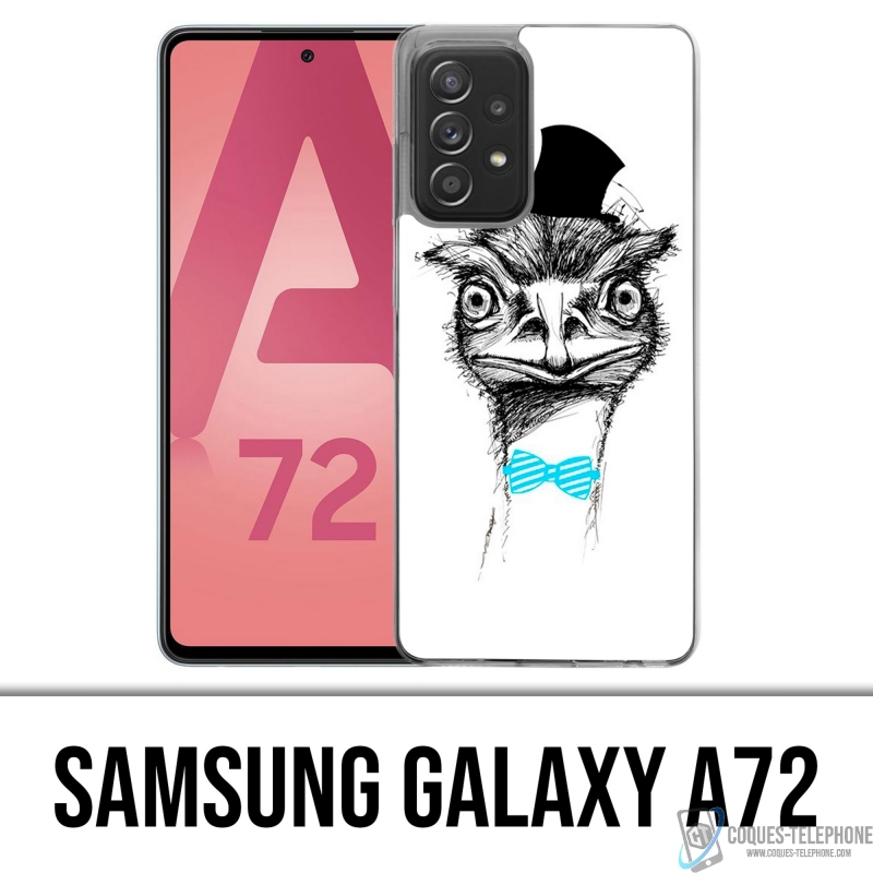 Samsung Galaxy A72 Case - Funny Ostrich
