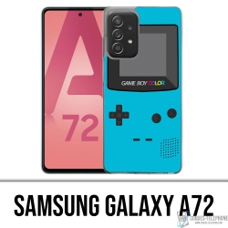 Custodia per Samsung Galaxy A72 - Game Boy Color Turchese