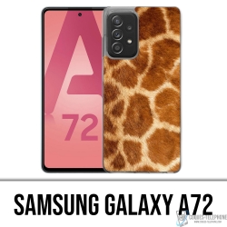 Custodia per Samsung Galaxy A72 - Giraffa in pelliccia