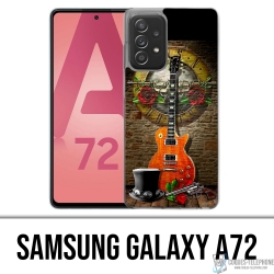 Samsung Galaxy A72 Case - Guns N Roses Gitarre