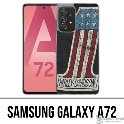 Custodia per Samsung Galaxy A72 - Logo Harley Davidson 1