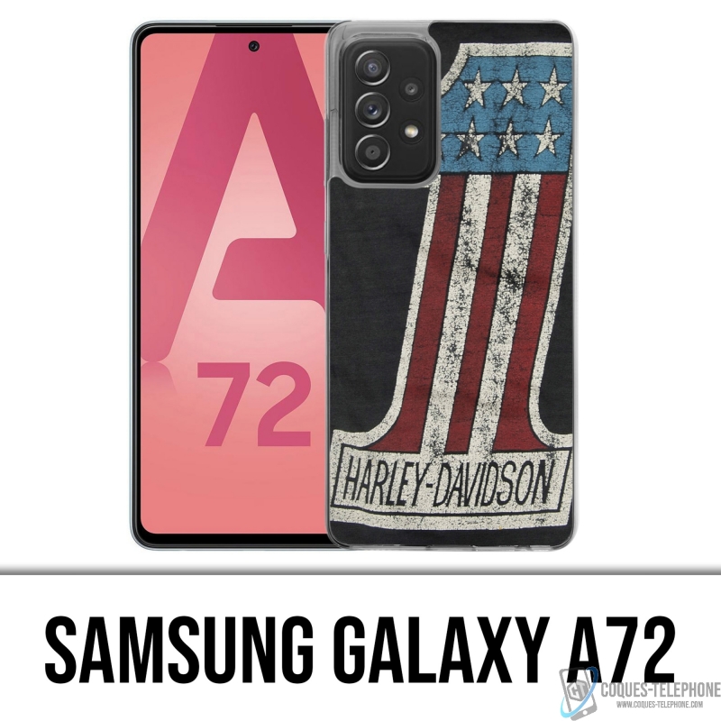 Coque Samsung Galaxy A72 - Harley Davidson Logo 1