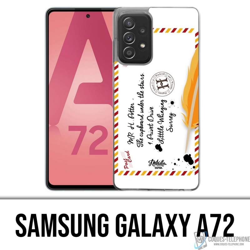 Coque Samsung Galaxy A72 - Harry Potter Lettre Poudlard
