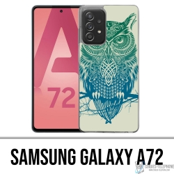 Samsung Galaxy A72 Case - Abstract Owl
