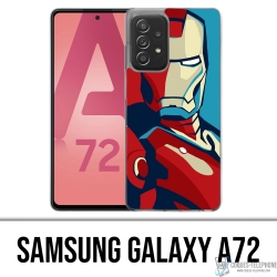 Custodia per Samsung Galaxy A72 - Poster Design Iron Man