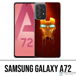 Custodia per Samsung Galaxy A72 - Iron Man Gold