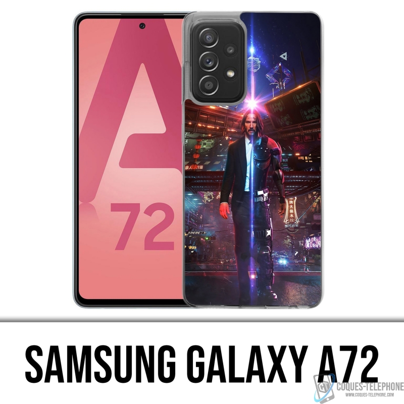 Coque Samsung Galaxy A72 - John Wick X Cyberpunk