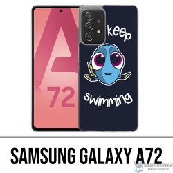 Samsung Galaxy A72 case - Just Keep Swimming